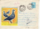 ROMANIA 393y1963: Birds - PIGEONS, Used Prepaid Postal Stationery Cover - Registered Shipping! - Entiers Postaux