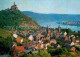 72852824 Braubach Rhein Panorama Blick Ueber Den Rhein Mit Der Marksburg Braubac - Braubach