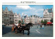 72851917 Antwerpen Anvers Grote Markt Markt Brunnen Giebelhaeuser Pferdekutsche  - Antwerpen