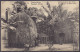 Congo Belge - EP CP 5c Vert "Habitations Sur Le Haut Congo" Càd KASONGO /2? NOVE 1921 (timbre Manquant) Via Albertville  - Entiers Postaux