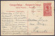 Congo Belge - EP CP 10c Rouge-brun "Gare Du Mayumba" (timbres Manquants) De Wamblea ? 1925 Pour PEPINSTER - Ganzsachen