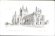 72404968 Hereford UK Cathedral Kathedrale Zeichnung Kuenstlerkarte Hereford UK - Herefordshire