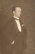 Social History Souvenir Real Photo Elegant Man Tuxedo - Photographie