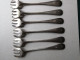 UNE SERIE DE 6  FOURCHETTES A HUITRES - Silverware