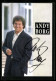 AK Andy Borg Mit Original Autograph, Der Musiker Im Anzug  - Musique Et Musiciens