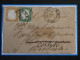 DO12  ITALIE  LETTRE SIGNEE  RR 1862 NOCERA A .. REDISTRIB. CORTELO? +CIRE ROUGE AFF. INTERESSANT+++ - Ohne Zuordnung