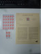 N° 1468 Bloc De 25 Plus Un Coin Daté Plus Document Philatélique - Unused Stamps