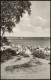 Ansichtskarte Timmendorfer Strand Strand - Strandkörbe 1956 - Other & Unclassified