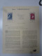 Delcampe - N° 1580 1581 Feuille De 35 Plus Document Philatélique - Full Sheets