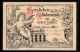 Lithographie Berlin, Neujahrsgruss 1890 Mit Engel, Private Stadtpost Berl. Omnibus Packetfahrt, Früher Druck  - Briefmarken (Abbildungen)