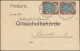 108 Nationalversammlung MeF Postkarte SCHLÄCHTENHAUS (AMT SCHOPFHEIM) 28.6.1920 - Autres & Non Classés