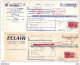 6 Lettres De Change Panhard & Michelin & Ducrocq & Pillot & Citroen & Accumulateurs Eclair - Bills Of Exchange