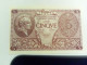 Banconota 5 Lire Luogotenenza Regno D'Italia 1944 - Sonstige – Europa