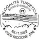 ITALIA - Usato - 2022 - Turismo – Riccione (RN), Emilia-Romagna - Spiaggia - B - 2021-...: Afgestempeld