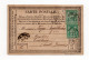 !!! 10C SAGE TYPE II SUR CARTE PRECURSEUR DE PEZENAS DE 1878 POUR TOULOUSE - Precursor Cards