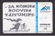 1998 Estonia 30 Tariff Units Telephone Card - Estonia