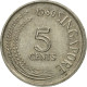 Monnaie, Singapour, 5 Cents, 1980, Singapore Mint, TTB, Copper-nickel, KM:2 - Singapur