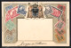 AK Briefmarken Deutsches Reich Mit Wappen  - Timbres (représentations)