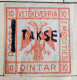 Albanie - VARIÉTÉ - 1921, VETËKEVERRIA, E MIRDITIËS SURIMPRESSION - TAKSE10 QINTAR - Albanien