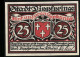 Notgeld Bad Lippspringe 1921, 25 Pfennig, Bauer Bei Der Feldarbeit, Wappen  - [11] Local Banknote Issues