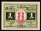 Notgeld Jessnitz I. A. 1921, 1 Mark, Panorama Und Seepartie, Wappen, Gutschein  - [11] Local Banknote Issues