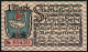 Notgeld Strausberg 1921, 1 Mark, Fahrt Auf Dem Straussee, Wappen  - [11] Emissions Locales