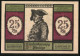Notgeld Striegau I. Schl. 1921, 25 Pfennig, Bildnis Friedrich Der Grosse, Mann Mit Fahne Zu Pferde  - [11] Local Banknote Issues