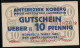 Notgeld Koberg 1921, 10 Pfennig, Signatur, Gutschein  - [11] Local Banknote Issues