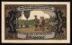 Notgeld Königsaue 1921, 100 Pfennig, Der Alte Fritz Weist Abgewanderten Pfälzern Siedlungsgelände Zu  - [11] Emissioni Locali