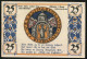 Notgeld Köslin 1921, 25 Pfennig, Denkmal Und Wappen  - [11] Local Banknote Issues