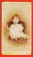 01147 / ⭐ Photo CDV 44-NANTES 1890s ◉ Photographie PEIGNE A. LORY 8 Rue Crebillon ◉ Bébé Fillette Assise Canapé - Personnes Anonymes