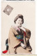 01110 ● ● Geisha Kimono Japonaise Japonese Woman Unused Stamped Postkarte 1910s Giappone Japon Japan - Autres & Non Classés