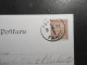 Privatpost Berlin 2 Pfg, Marke Braun Auf AK Litho Jugendstil 3.3.1899 Ortspost - Private & Lokale Post