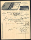 Rechnung Zürich 1907, C. Maron, Geschäfts- & Kopierbücher-Manufaktur, Ansicht Eines Hefters Und Eines Anfeuchters  - Schweiz