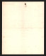 Rechnung Halle 1902. August Apelt, Kaffe-Rösterei Und Kolonialwaren, Ansicht Eines Sirocco-Schnellröstapparats  - Otros & Sin Clasificación