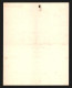 Rechnung Halle 1902. August Apelt, Kaffe-Rösterei Und Kolonialwaren, Ansicht Eines Sirocco-Schnellröstapparats  - Other & Unclassified