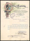 Rechnung Köln A. Rh. 1903, Kraemer & Van Elsberg GmbH, Stein- Und Buchdruckerei, Florales Motiv Und Kleines Wappen  - Sonstige & Ohne Zuordnung