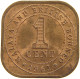 MALAYA BRITISH BORNEO 1 CENT 1961 #s105 0303 - Maleisië