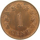 MALTA 1 CENT 1977 #s105 0145 - Malta