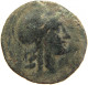 GREECE ANCIENT MYSIA PERGAMON HELMETED ATHENA / OWL ON PALM BRANCH #t033 0499 - Grecques