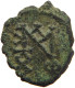 BYZANTINE EMPIRE 5 NUMMI Justin II ? 5 Nummi. AD 569-578. Monogram / Large E #t033 0455 - Bizantine