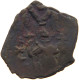 ARAB BYZANTINE FALS OVERSTRUCK BOTH SIDES -M WITH FIGURE #t033 0531 - Islamische Münzen
