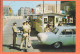 01754 / Lisez ! Mur BERLIN Friedrichstrasse Allied Check-Point Checkpoint CHARLIE Automobile Police Ford Taunus 1975s  - Muro De Berlin