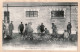 01698 / COETQUIDAN 56-Bretagne Prisonniers Allemands Corvée Empierrement Devant Baraquement Guerre 1914 ROUSSELIERE 11 - Guer Coetquidan