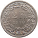 SWITZERLAND 2 FRANCS 1968 #s105 0049 - 2 Franken