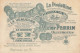 63 - OLLIERGUES - VICTOR PERRIN - ALIMENTATION ANIMALE - CARTE COMMERCIALE ANCIENNE  (8x12cm) - Olliergues