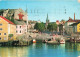 NORVEGE - Norway - View Of The Fishmarket Ravnkloa With The Nidaros Cathedral In The Background - Animé - Carte Postale - Norvège