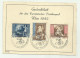 DEUTSCHES REICH - CONGRESSO POSTALE EUROPEO 1942 - Postcards