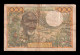 West African St. Benin 1000 Francs ND (1959-1965) Pick 203Bk Bc/Mbc F/Vf - West African States