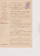 77 SAINT FARGEAU  -  ACTE DE CONCESSION PERPETUELLE  - 17 Décembre 1915  - - Documents Historiques